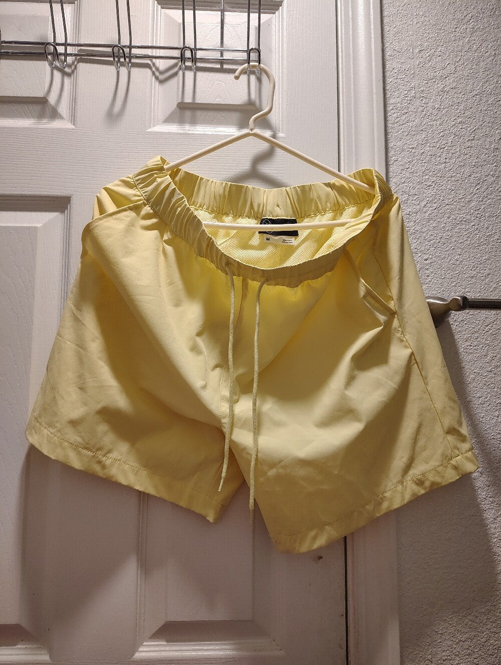 Men's Original Use Lemon Yellow Swin Trunks Shorts Size "M"